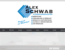 Tablet Screenshot of fliesen-schwab.com